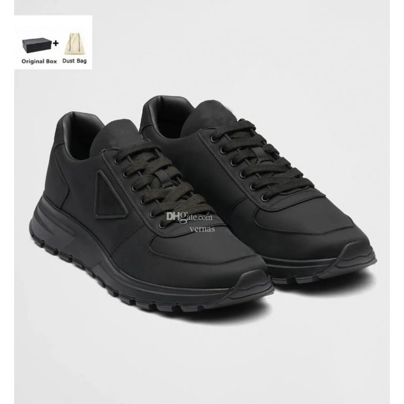 Summer Trendy Low Cut Cowhide Joint Business Leisure Tourist Men's Sports Shoes