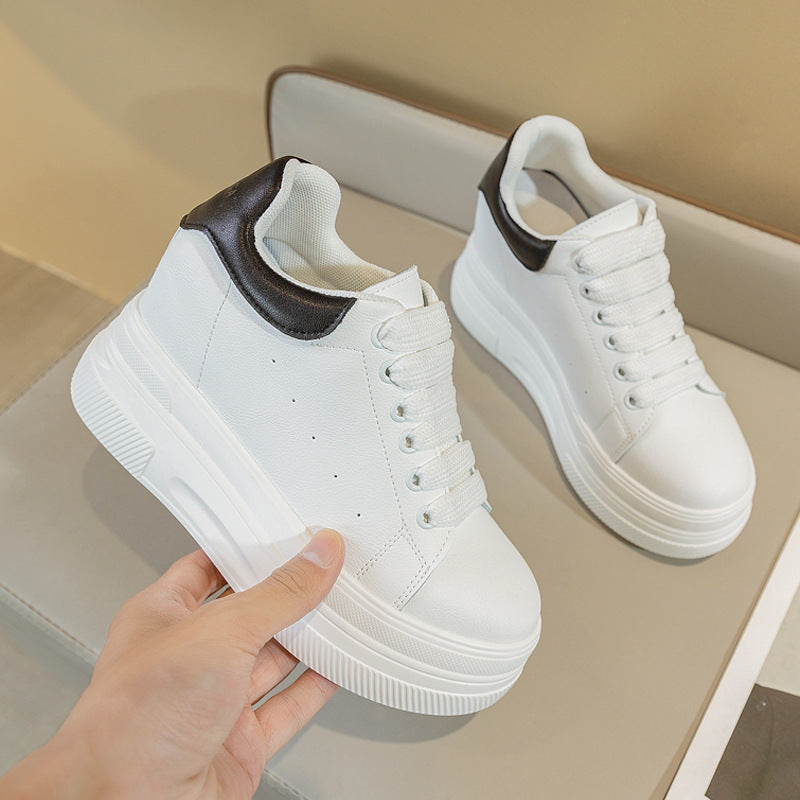 Women's Heightened Easy Wear Platform Height Increasing Insole Super Women's Casual Shoes