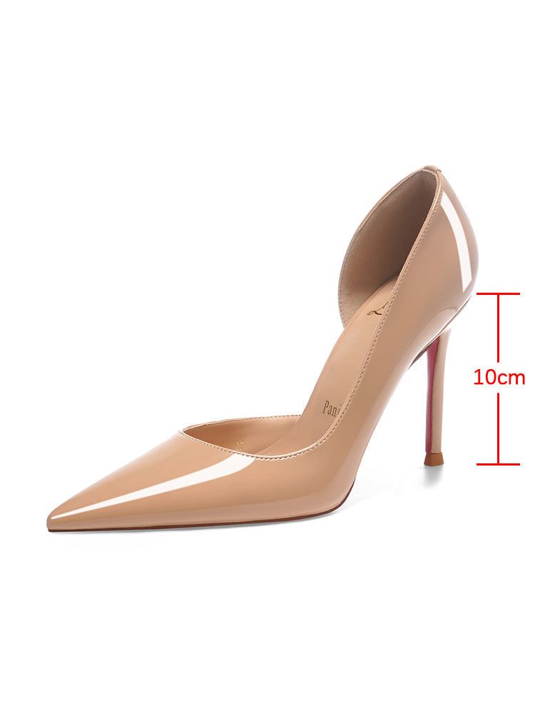 Pointed Low-cut Stiletto High Sexy Adult Lady Like Women's Fashion Shoes