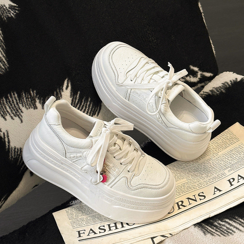 Women's Goods Fashion Platform Bread Board Small Elevator Wild Women's Sports Shoes