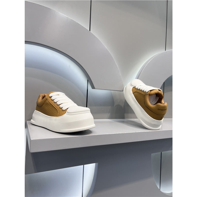 Men's Fashionable Trendy Round Head Simple Casual Shoes