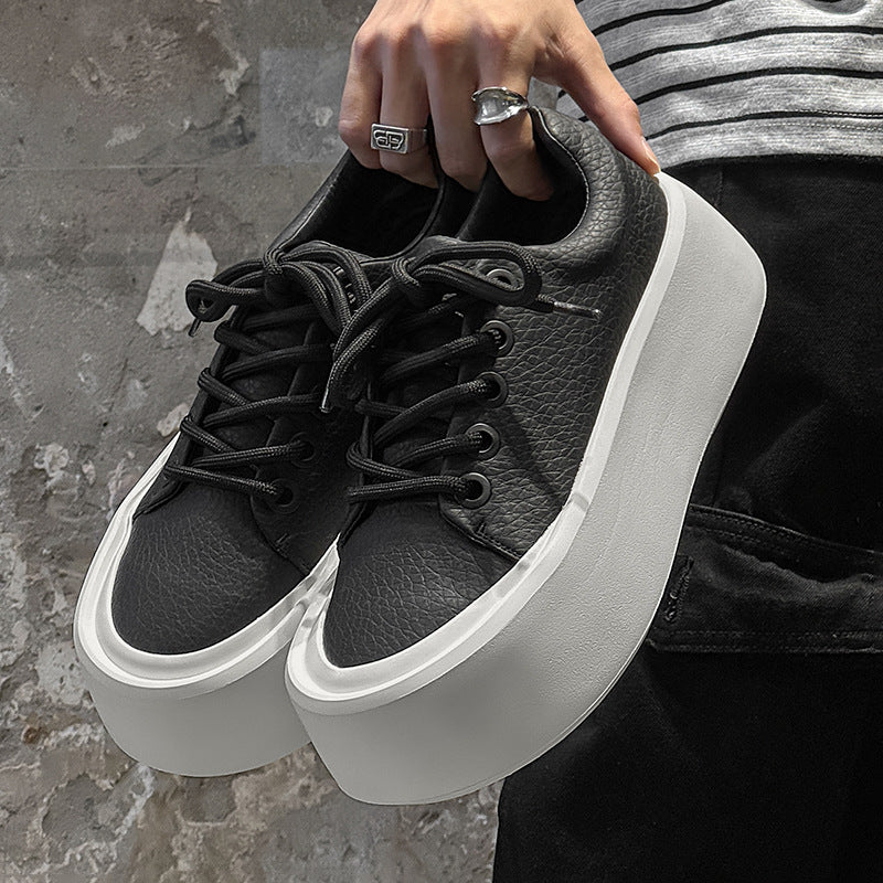 Men's Summer Platform Heighten Round Toe Fashion Casual Shoes