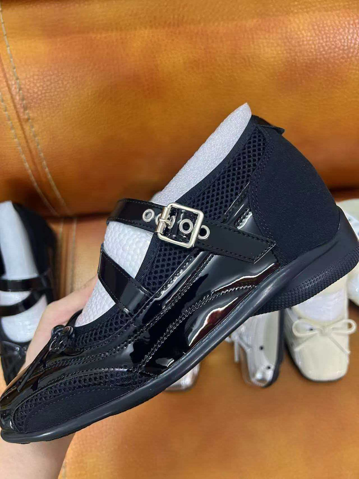 Women's Increasing Insole Mary Jane Classic Style Men's Shoes