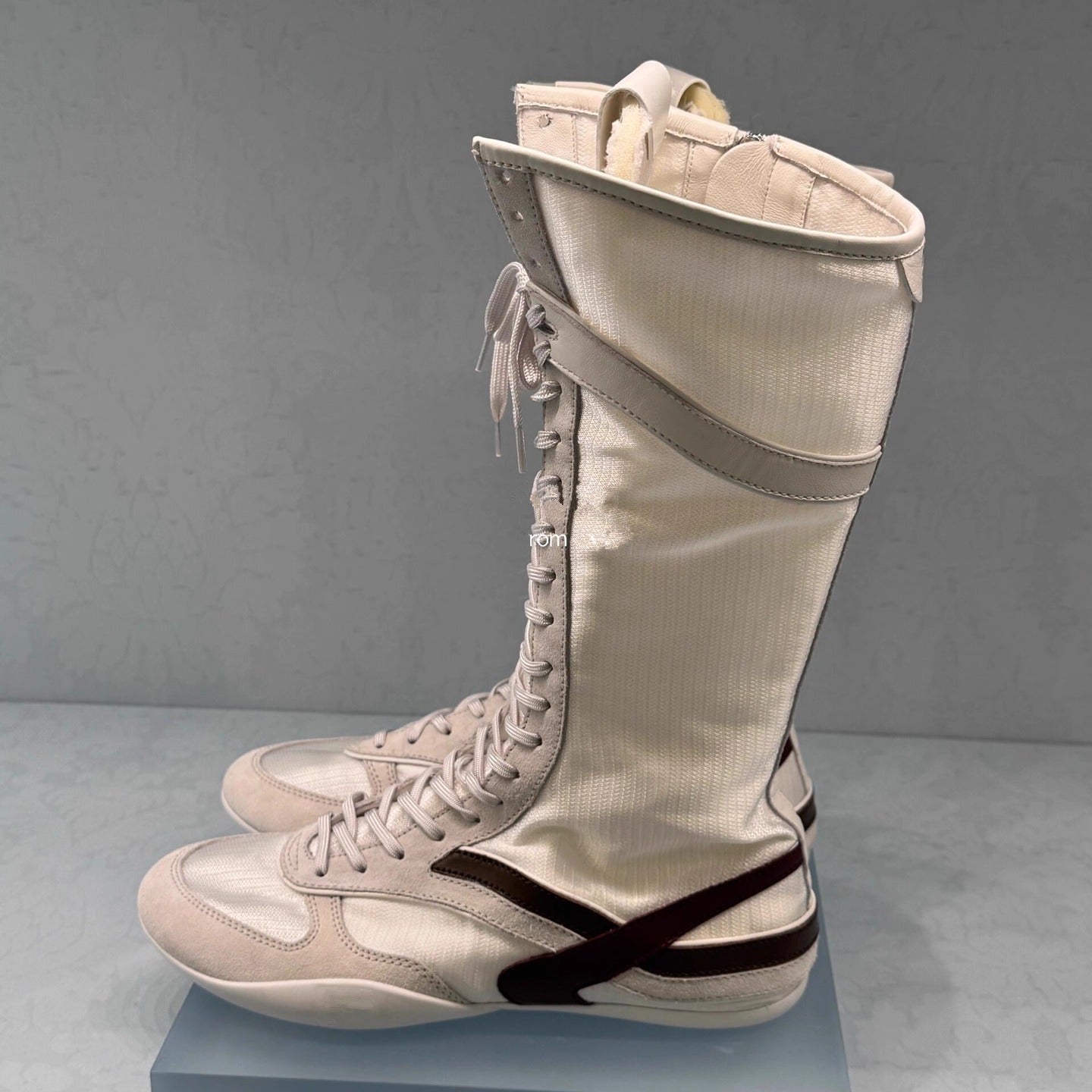 Women's Bottom German Training Safari Jacket Boxing Female Long Biker Women's Leather Boots