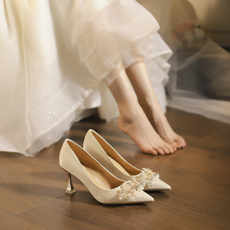 Pumps Wedding Banquet Bridal Dress Daily Wear Not Tired Feet Women's Fashion Shoes