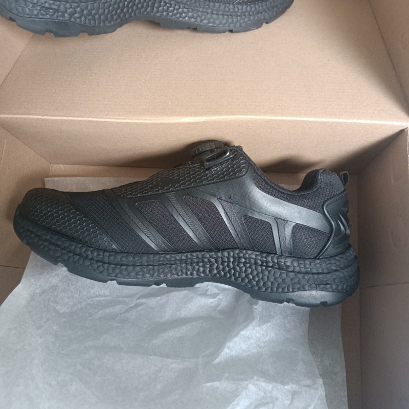 Men's Summer Training Automatic Buckle Security Guard Men's Sports Shoes