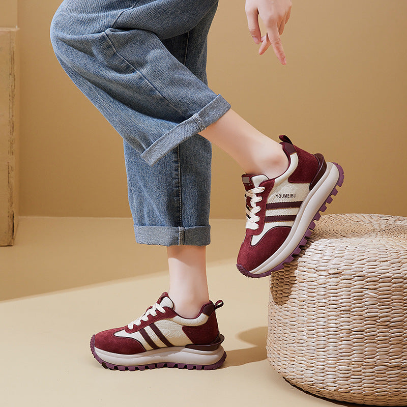 Women's Dad Autumn Korean Style Trendy Wild Thick Casual Shoes