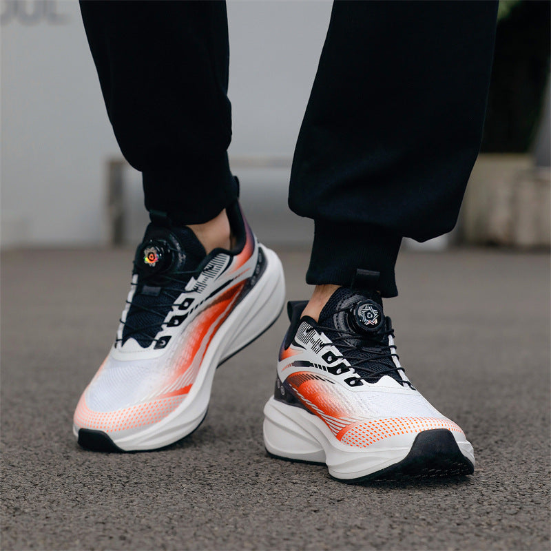 Men's Mesh Breathable Shock Absorption Soft Sole Rotating Men's Sports Shoes