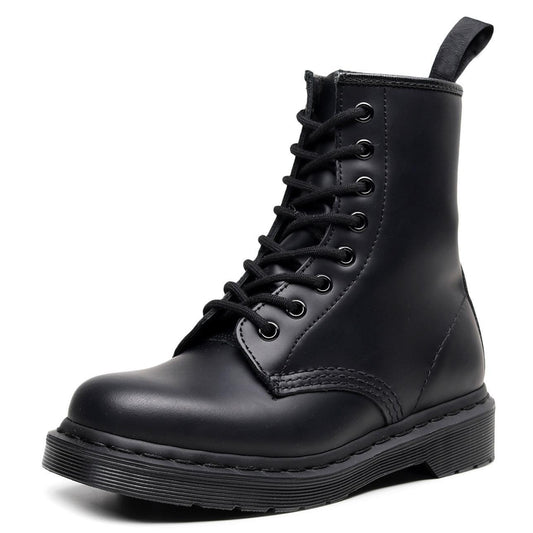 Women's & Men's Black Line Short Round Toe Fashion Haulage Boots