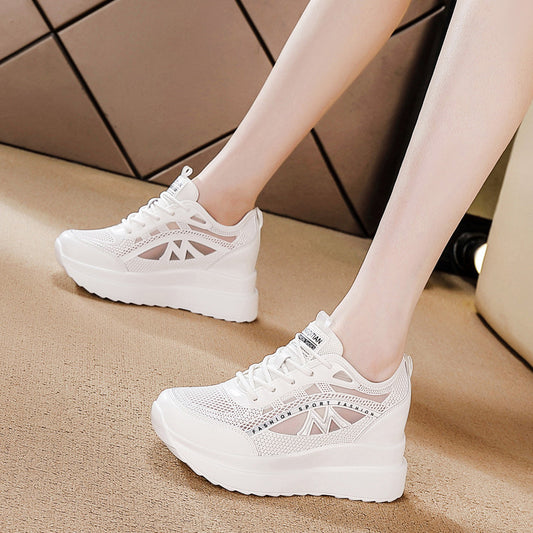 Women's Hollow Mesh Breathable Running Soft Bottom Casual Shoes