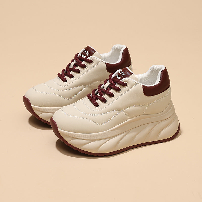 Women's Heighten Soft Bottom Sports Flat Bread Design Women's Casual Shoes