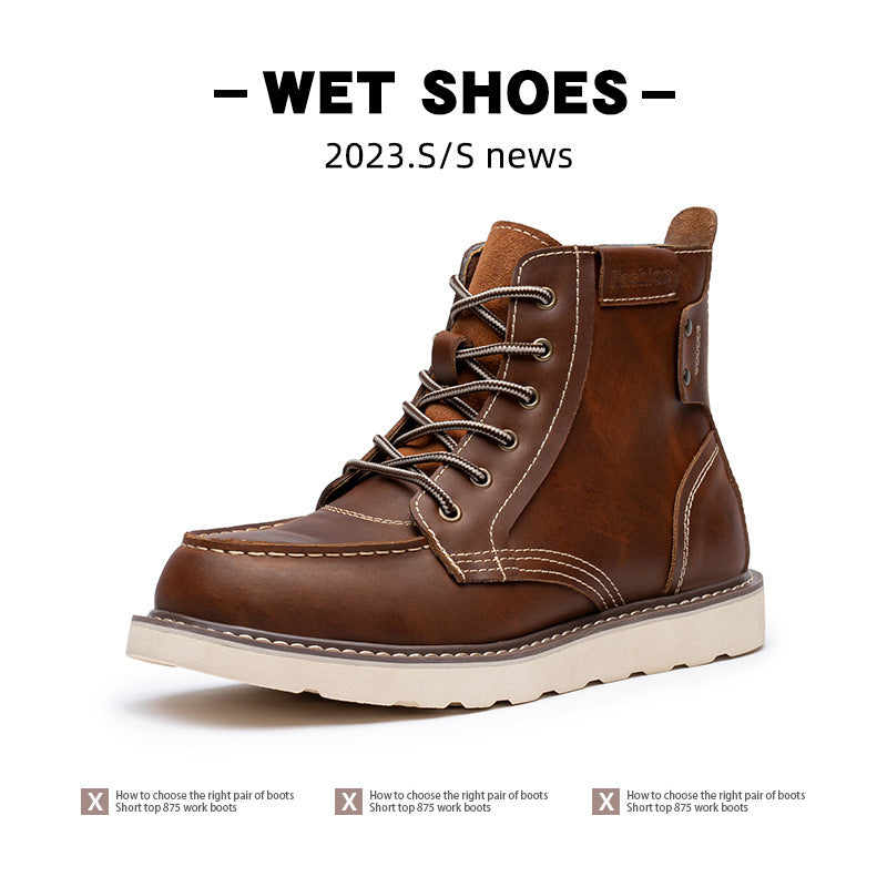 Men's Plus Size Martin Short American Outdoor Clothes Special Men's Shoes