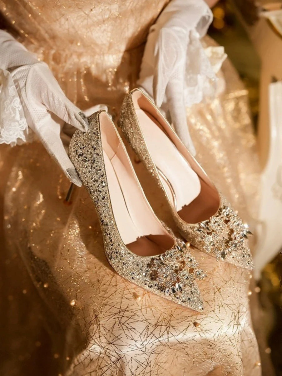 Women's Wedding Single Bride Affordable Luxury Style High-grade Women's Fashion Shoes