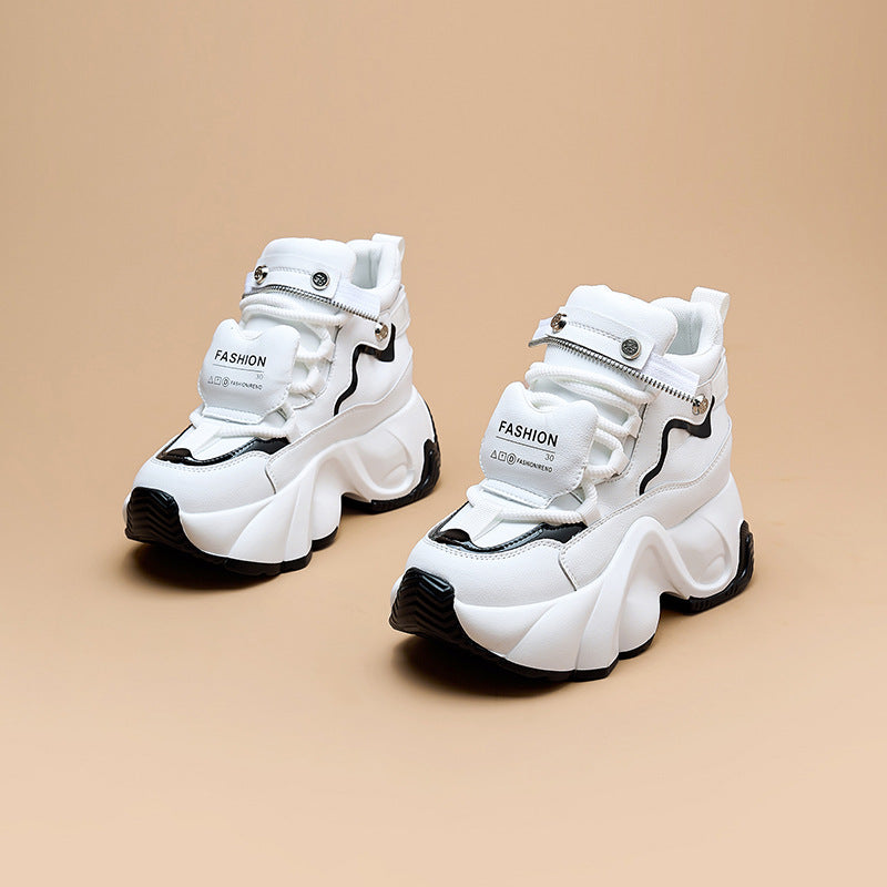 Women's Dad Slim Feet Raise The Bottom Sports Casual Shoes