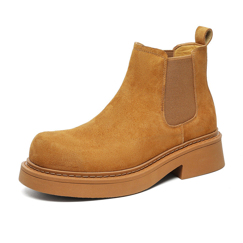 Men's Chelsea British Style Retro Big Toe Men's Martin Boots