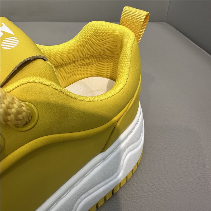 Men's Single-layer Versatile Solid Color Korean Style Platform Men's Sports Shoes