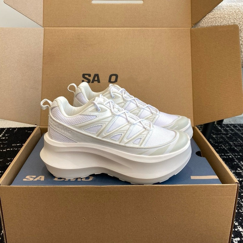 Women's Lightweight Comfortable Platform Height Increasing Fashionable Sports Casual Shoes