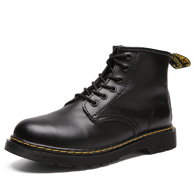 Women's & Men's Ankle Platform British Couple Men's Martin Boots