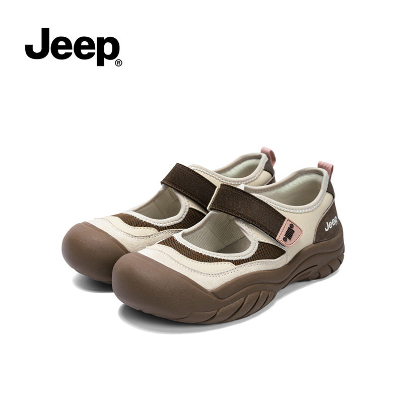 Women's Mary Jane Summer French Ballet Thick Bottom Round Head Women's Shoes