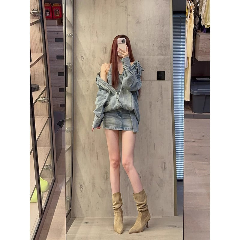 Women's Stiletto Pointed Toe Ankle High Martin Women's Leather Boots