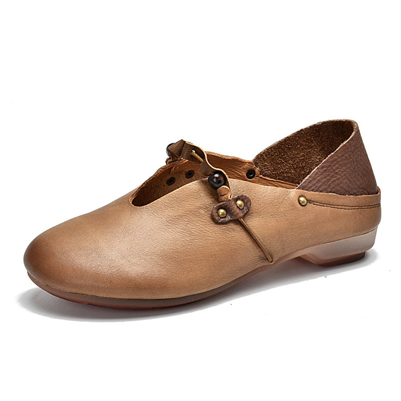 Women's Mori Two-way Flat Low Cut Round Women's Casual Shoes