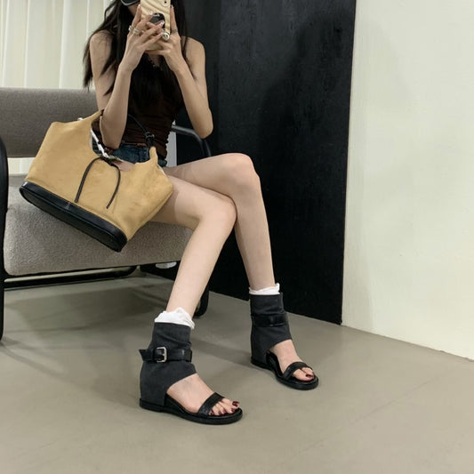 Women's Retro Chunky Niche Design Roman Summer Sandals