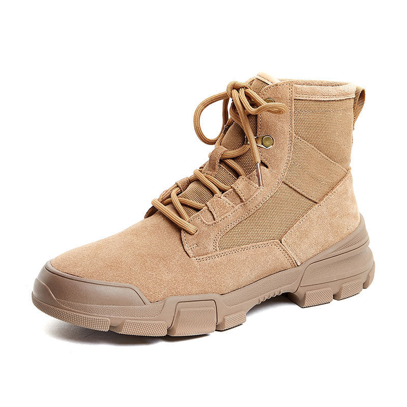 Women's & Men's Martin Autumn Genuine Platform Ankle Hiking Outdoor Women's Leather Boots
