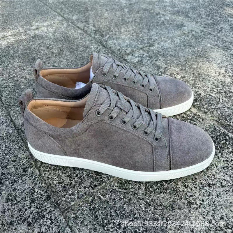 Men's Bottom Low Top Couple Trend Rivet Lace Men's Shoes