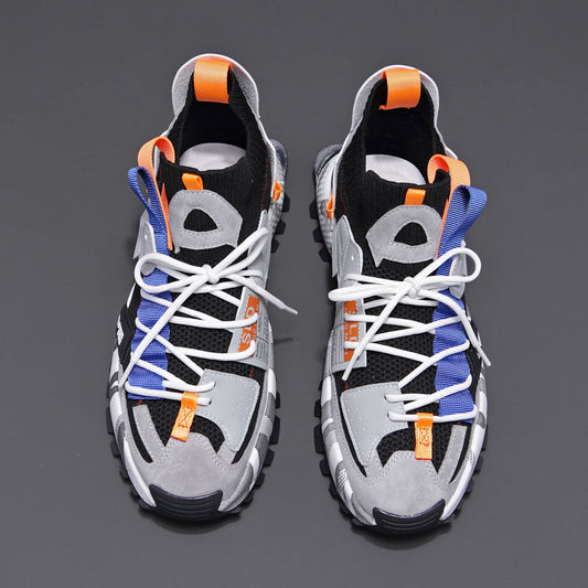 Men's Summer Lightweight Breathable Mesh Running Trendy Men's Casual Shoes