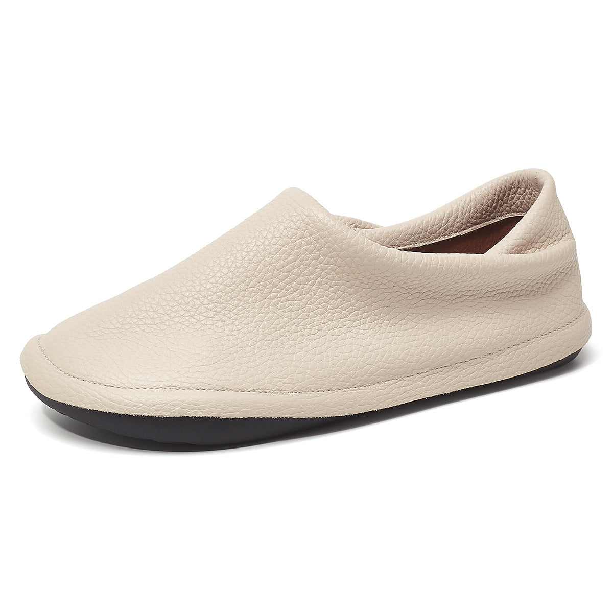 Women's Soft Grandma Early Spring Mom First Layer Cowhide Women's Fashion Shoes