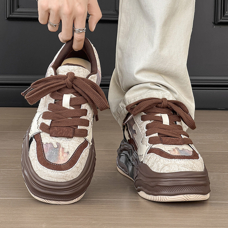 Increasing Insole Hot Cloud Fashion Thick-soled Couple Casual Shoes