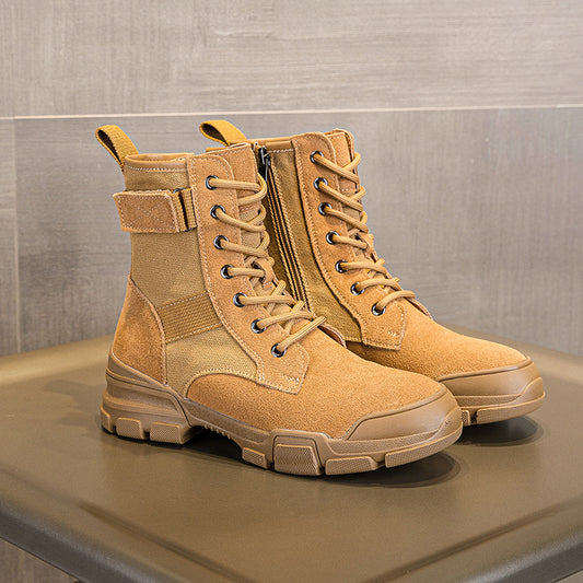 Women's Genuine Winter Versatile Short British Style Boots