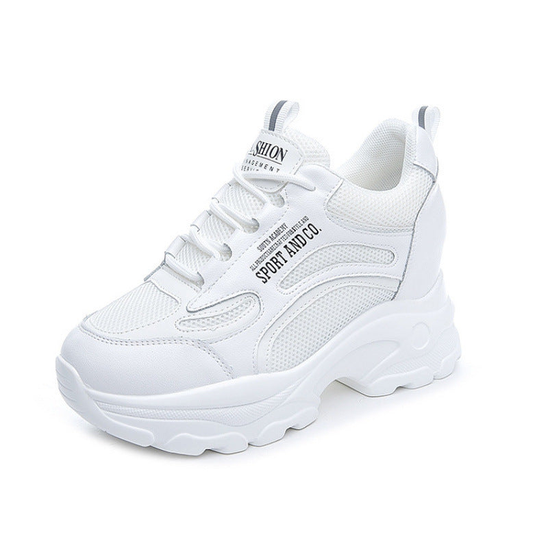 Women's Hot White Wedge Hidden Versatile Sports Women's Casual Shoes
