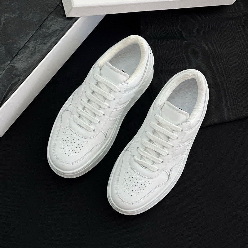 Women's Arc Small Raise The Bottom White Genuine Sports Casual Shoes