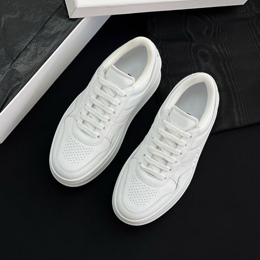 Women's Arc Small Raise The Bottom White Genuine Sports Casual Shoes