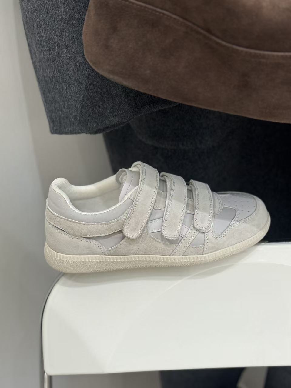 Women's Velcro Round Head Low German Training Women's Sports Shoes