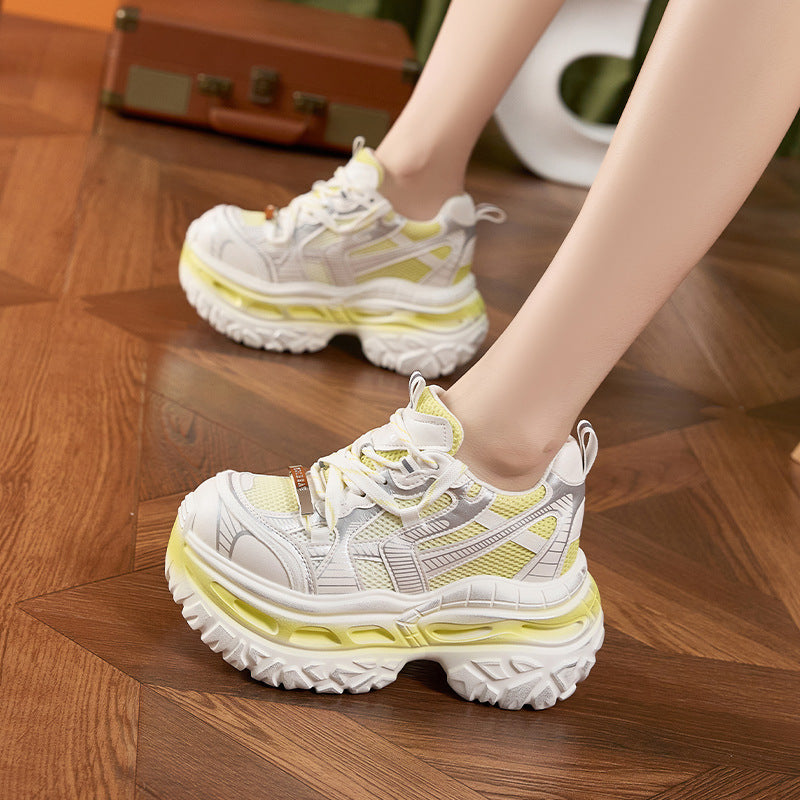 Women's Platform Dad Spring Mesh Version Hidden Women's Sports Shoes