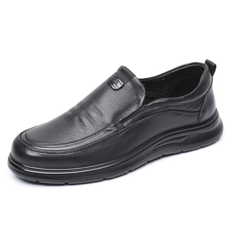 Men's First Layer Cowhide Everyday Joker Slip-on Casual Shoes