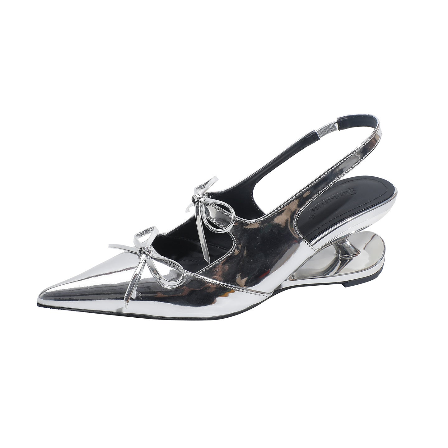 Women's Summer Wear Fashionable High-grade Elegant Sier Sandals