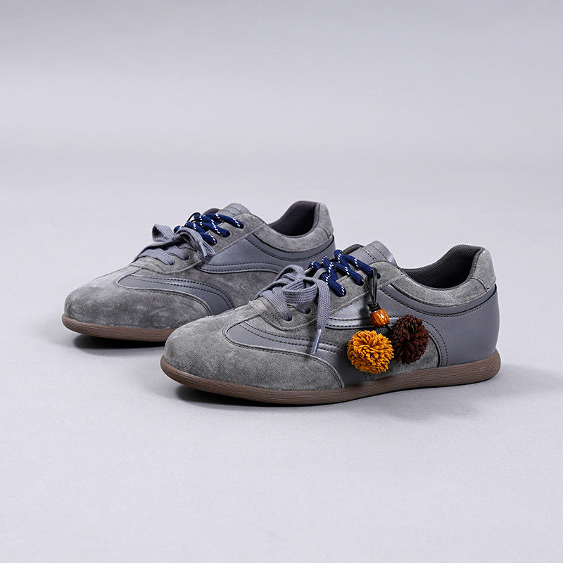 Women's Pine Nut Fur Ball German Training Spring Women's Sports Shoes