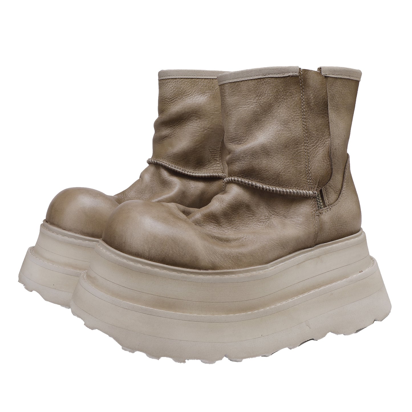 Women's Ankle Soft Light Early Autumn First Layer Cowhide Boots