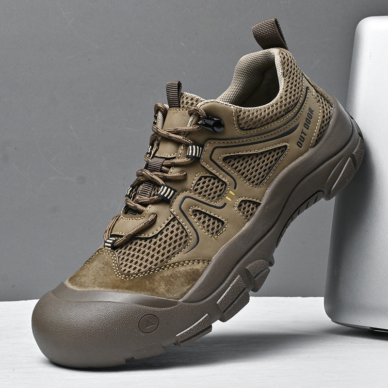 Men's Summer Mesh Soft Bottom Mountaineering Portable Outdoor Casual Shoes