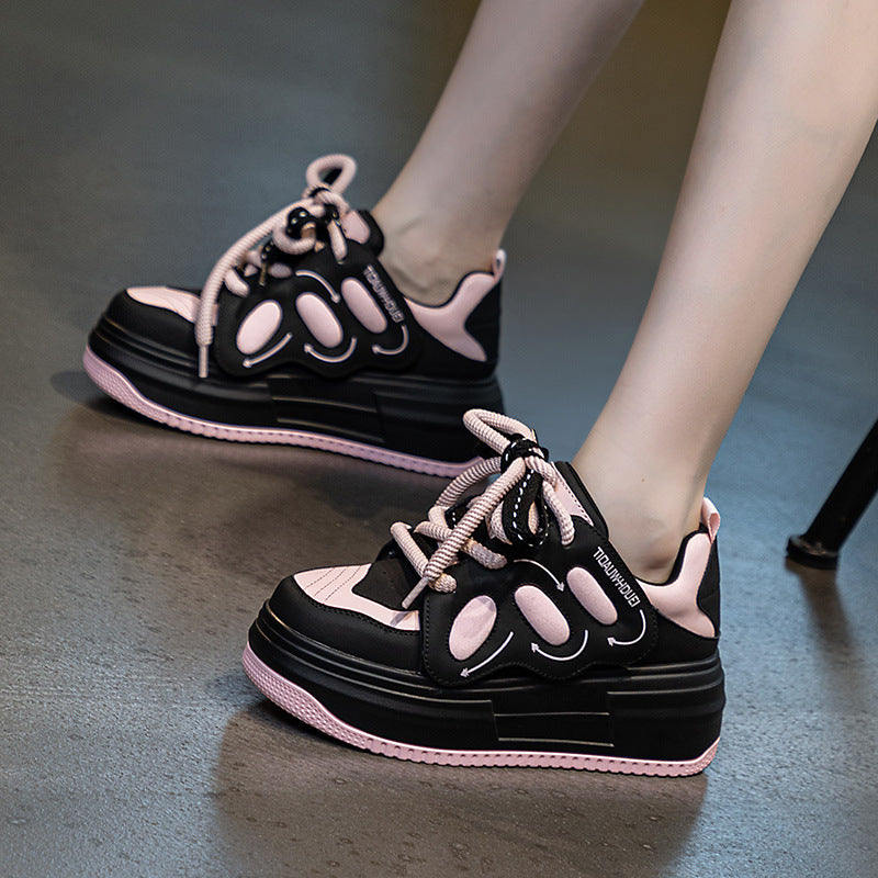 Women's Inner Height Increasing Board Bread Korean Women's Casual Shoes