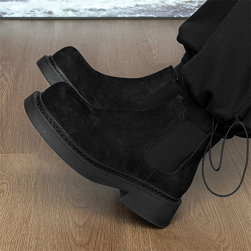 Men's Chelsea British Style Retro Big Toe Men's Martin Boots