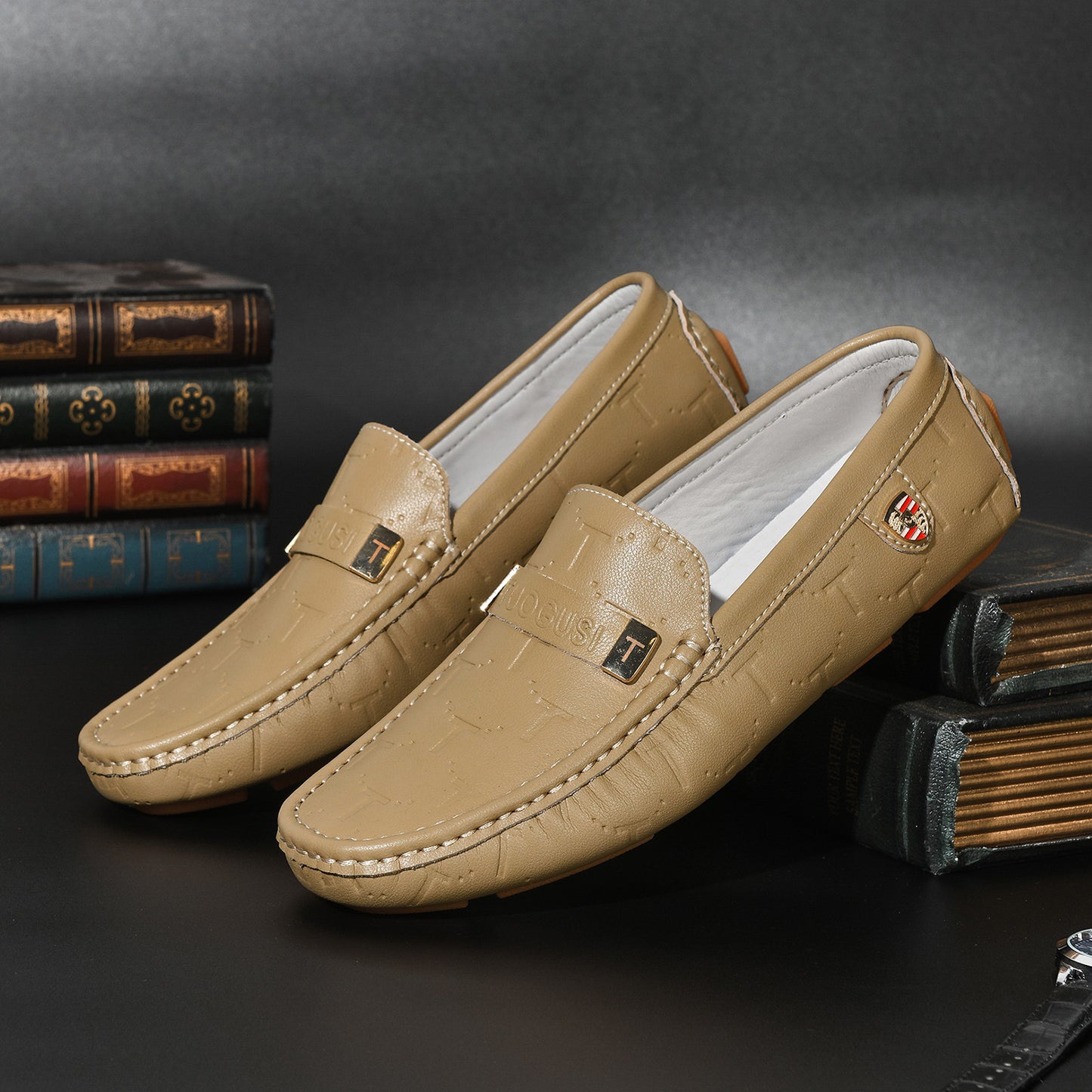 Men's Broadcast Genuine Doug Trendy Korean Slip-on Men's Casual Shoes