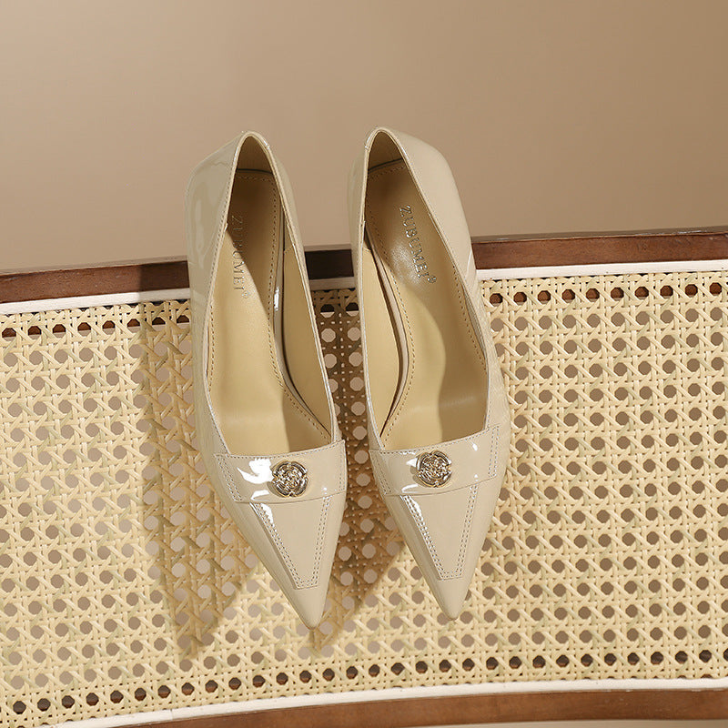 Women's Korean Sexy High-heeled Stiletto Elegant Shallow Mouth With Men's Shoes