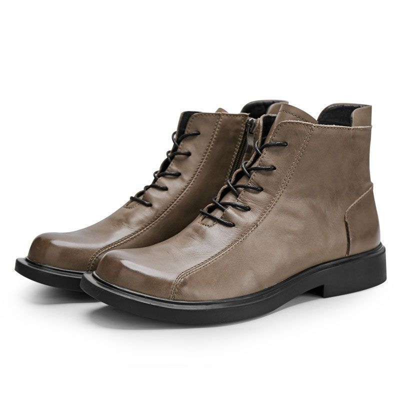Men's High Top Wild Round Toe Outdoor Veet Boots