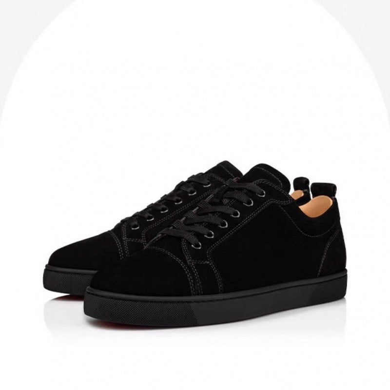Men's Bottom Low Top Couple Trend Rivet Lace Men's Shoes