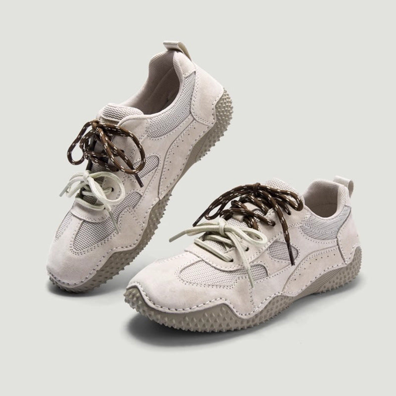 Women's Net Face Color Matching Soft Bottom Sports Casual Shoes