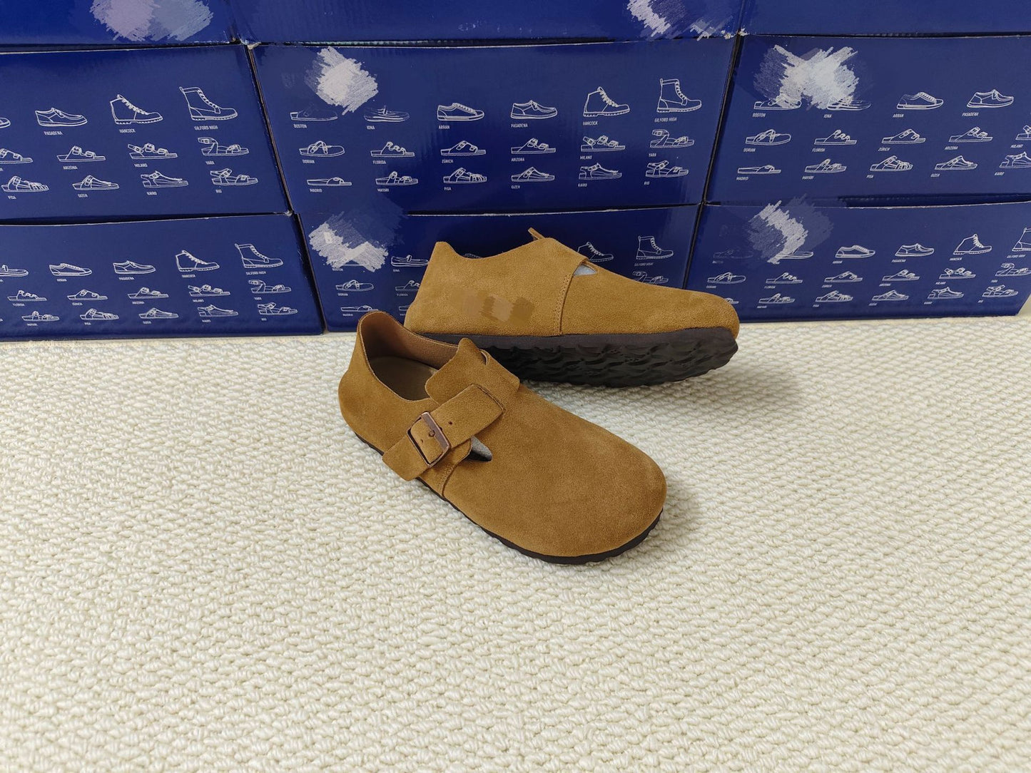 Genuine Cowhide Pure Source Retro Comfort All Inclusive Women's Casual Shoes